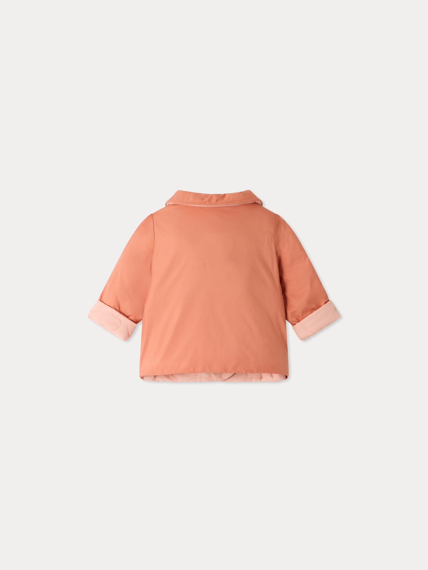 Baby-Jacke Juno wendbar und gesteppt mit Kirschen