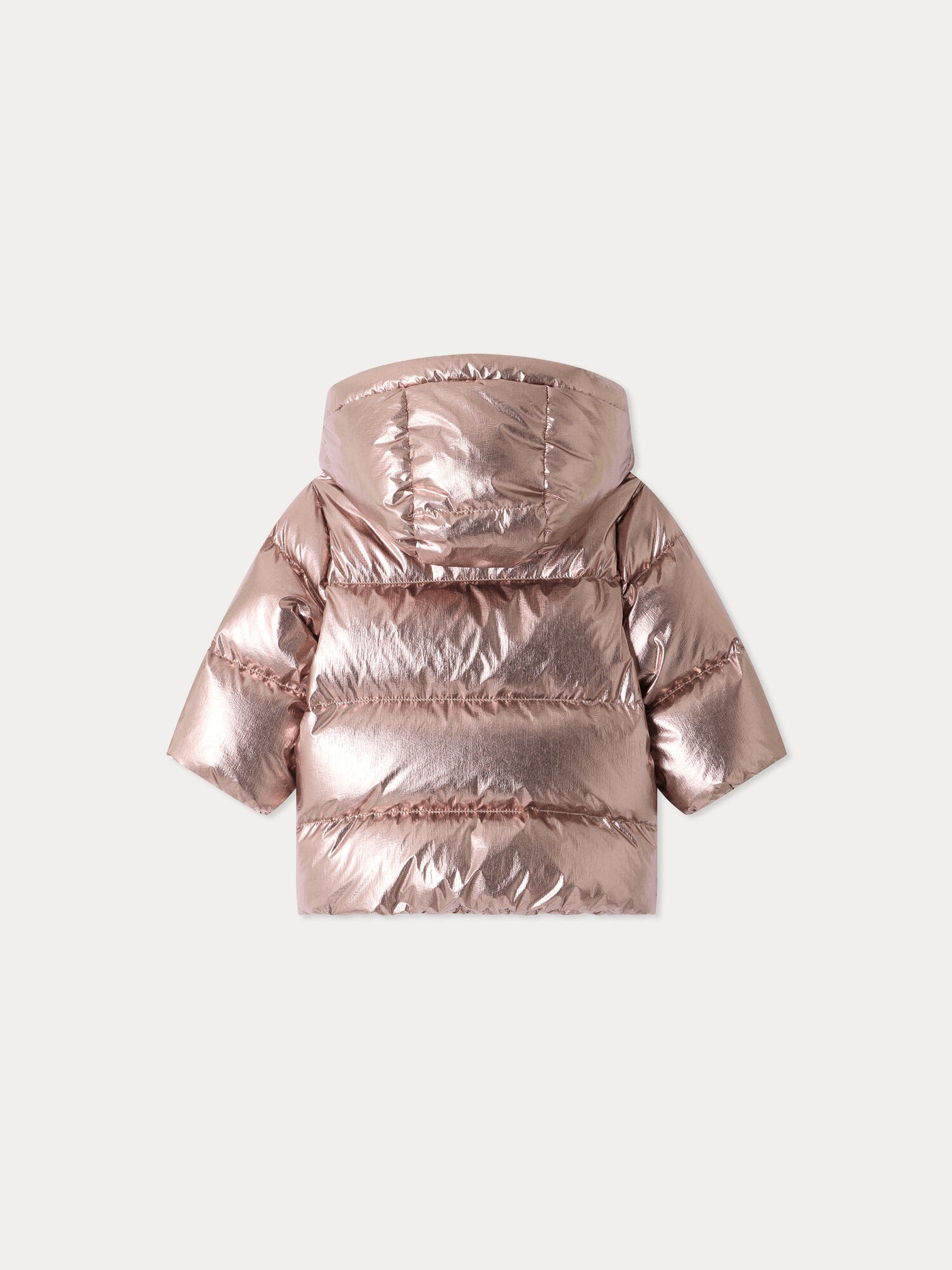Baby-Steppjacke Bozen wasserabweisend, metallic, mit Kapuze