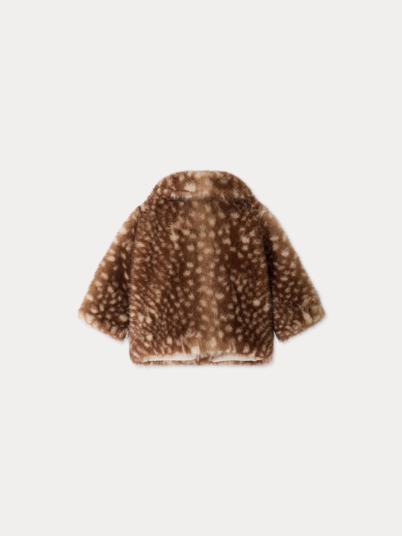 Manteau bébé Douceur à motif faon en fausse fourrure