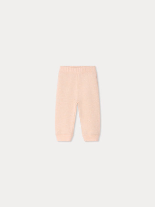 Bambo coral baby joggers in organic cotton