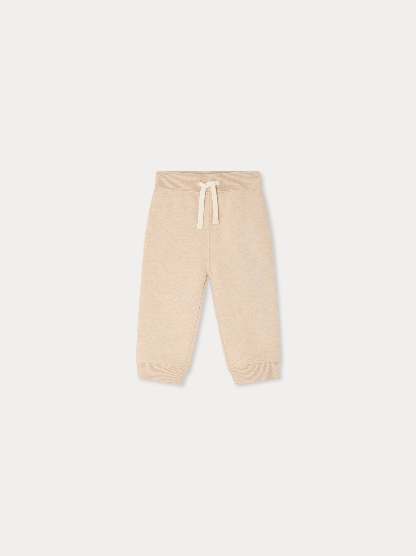 Jogging bébé Bambo beige en coton biologique