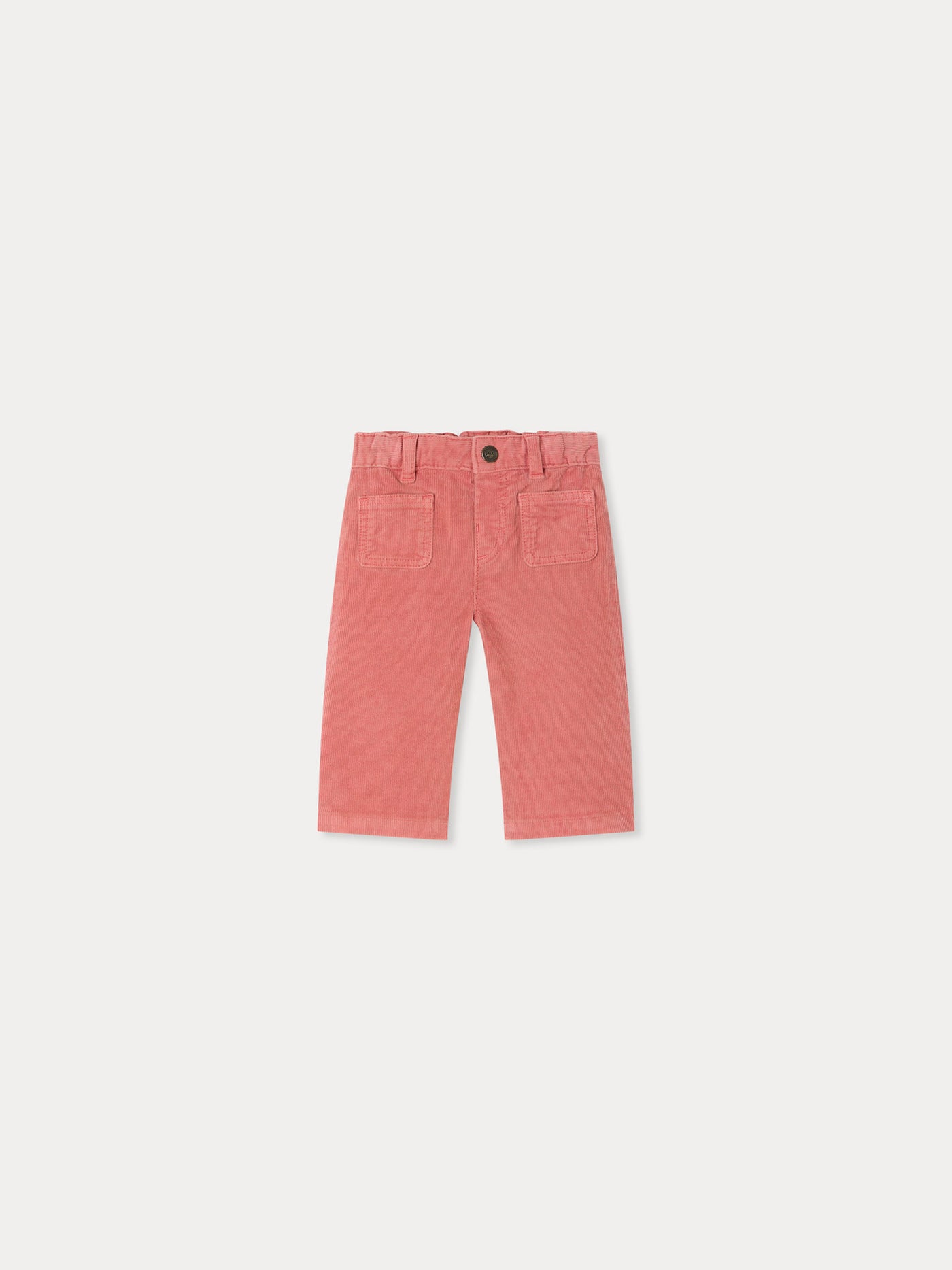 Pantalon bébé Bellino rose en coton biologique