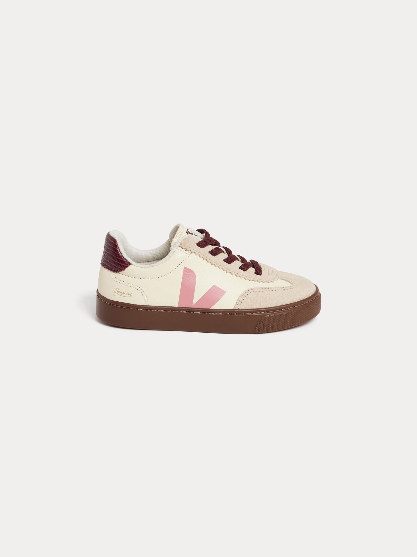Bonpoint x Veja Volley Ecru Baby-Sneaker