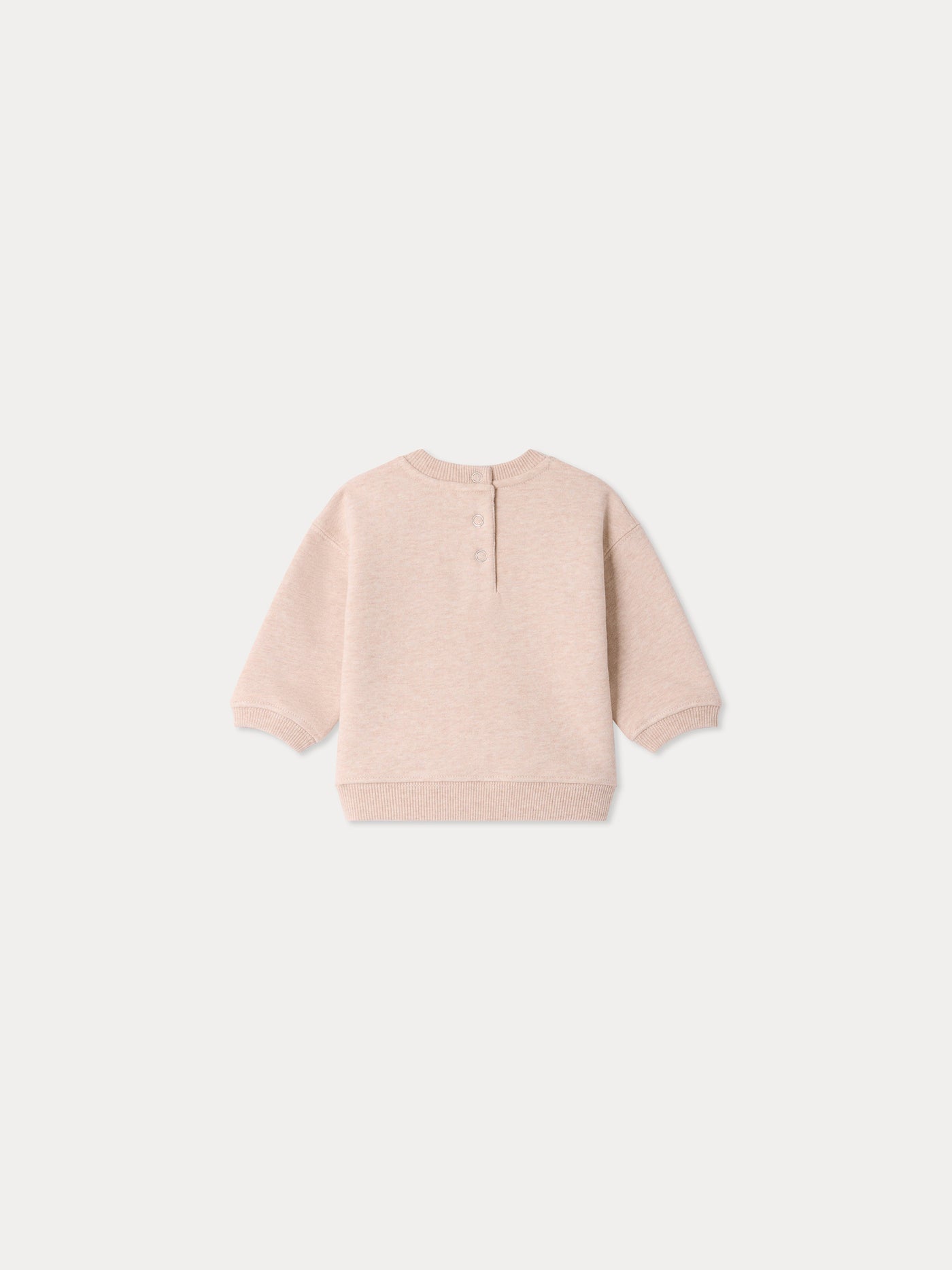 Baby-Sweatshirt Dahlia aus Bio-Baumwolle mit Kirschmotiv aus Liberty-Stoff