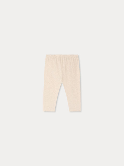 Andy baby beige leggings in organic cotton