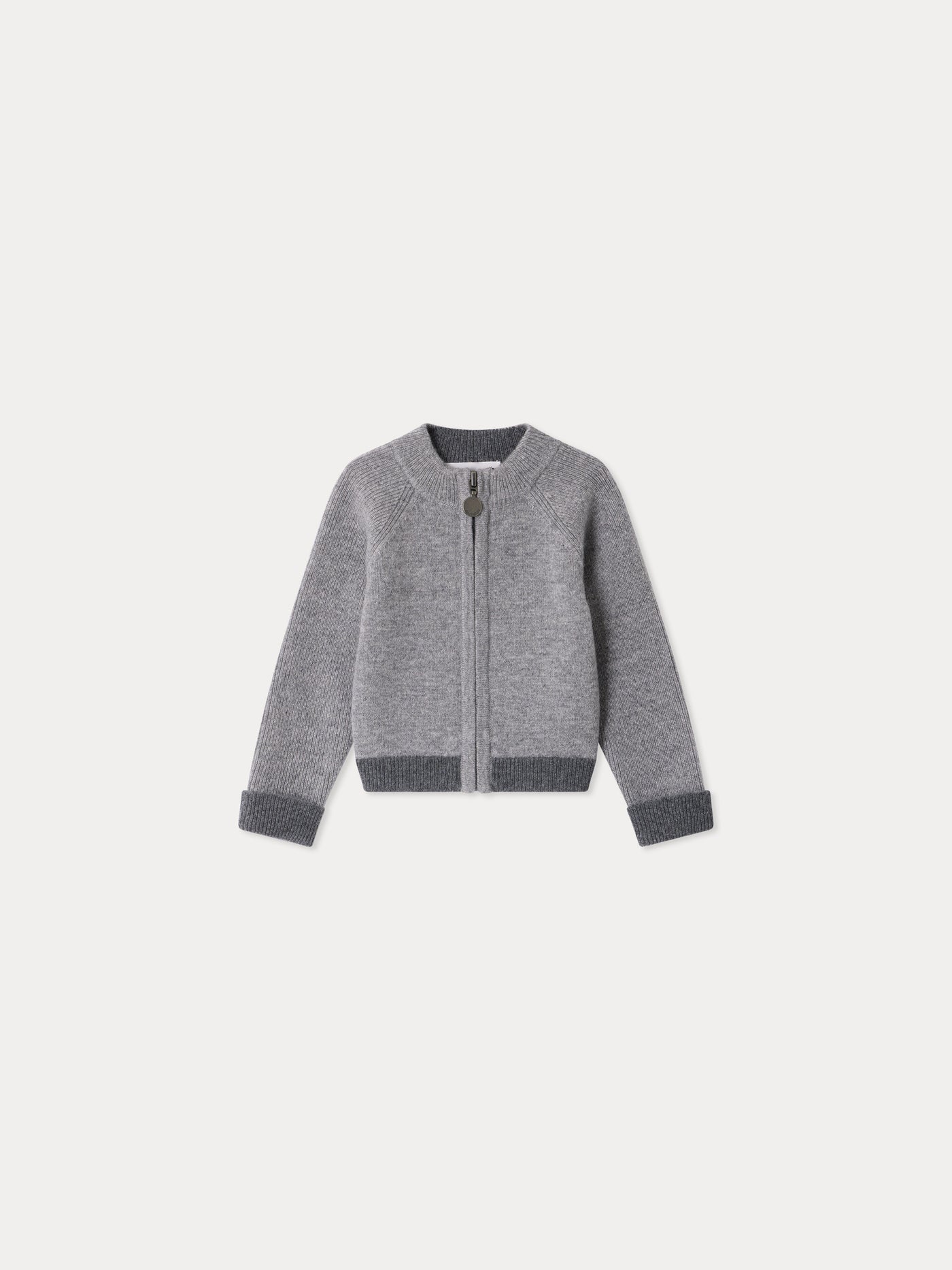 Baby-Cardigan Thylio mit Stehkragen aus Kaschmir
