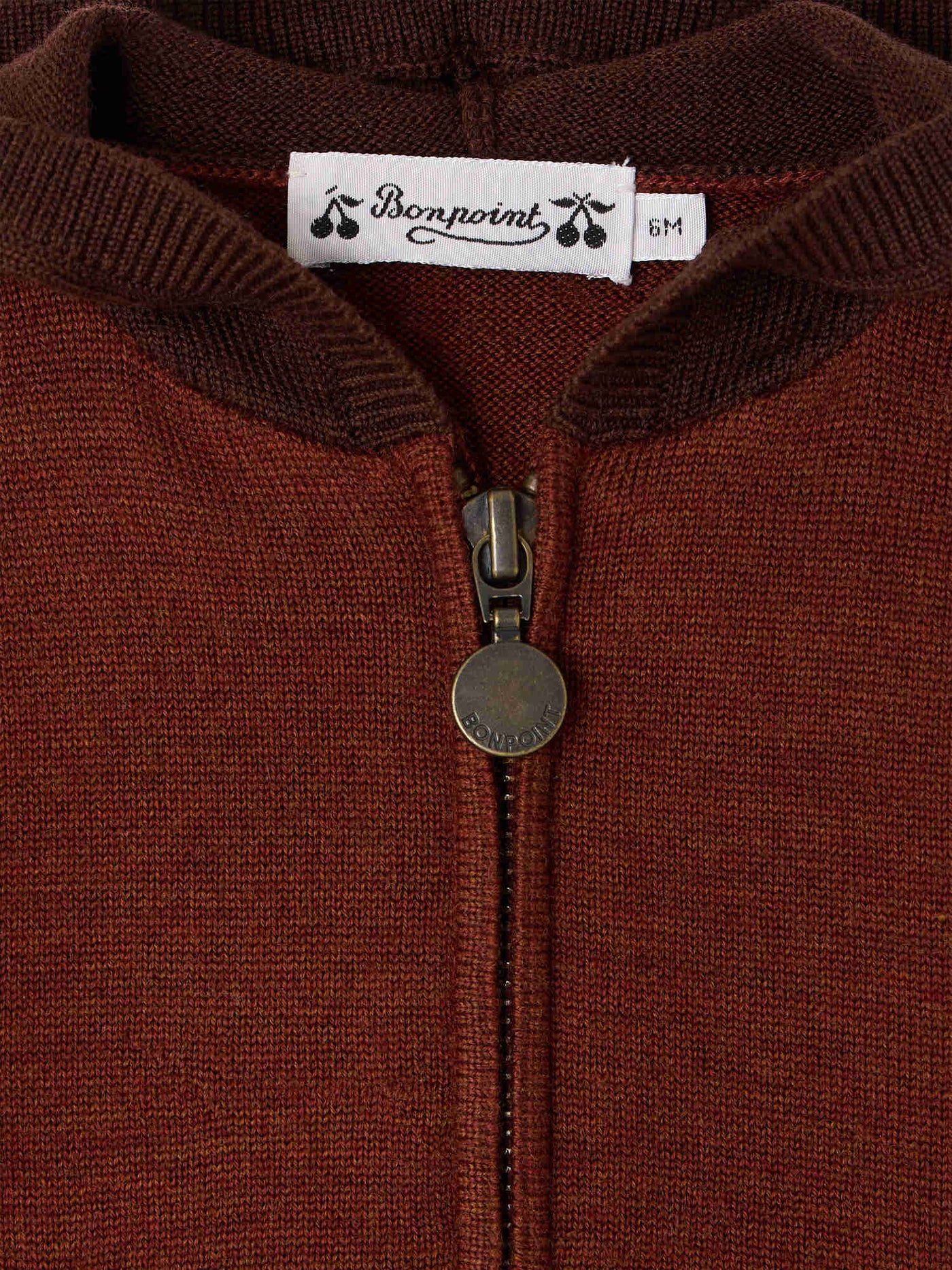 Cardigan bébé Alexandros zippé à capuche en laine