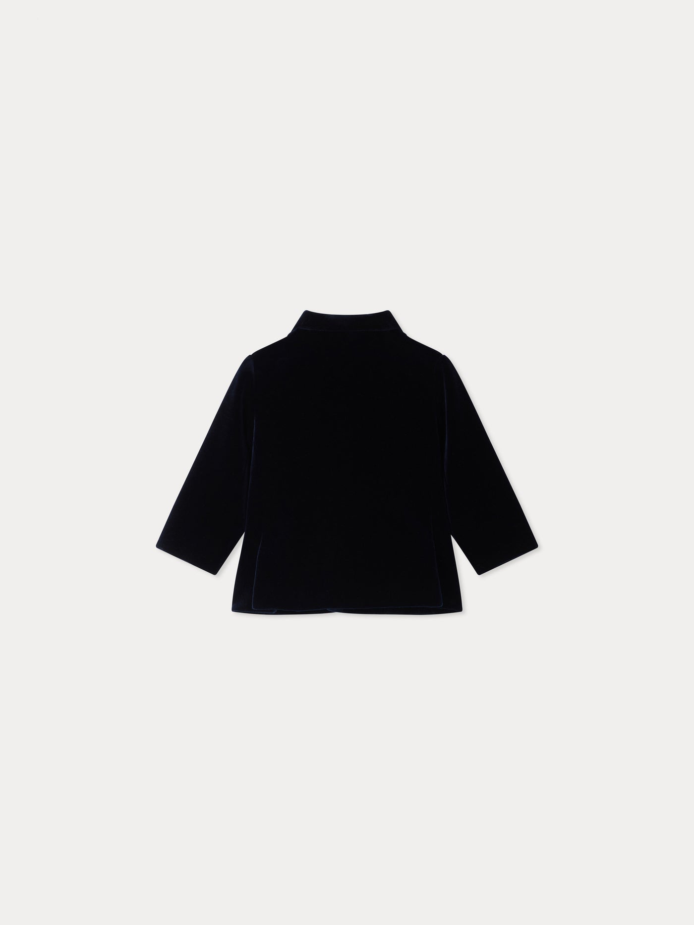 Baby-Jacke Leopold marineblau aus Bio-Baumwolle