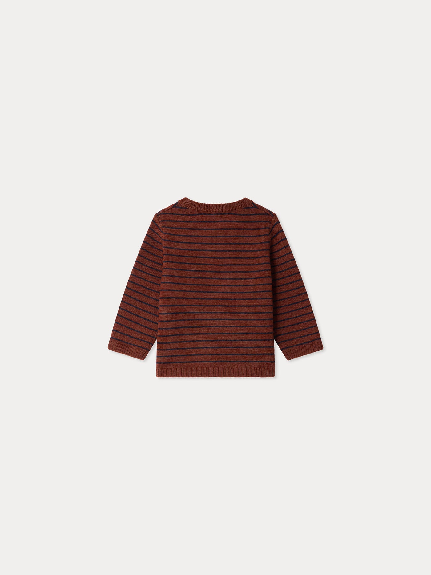 Pull bébé Boum à rayures en laine