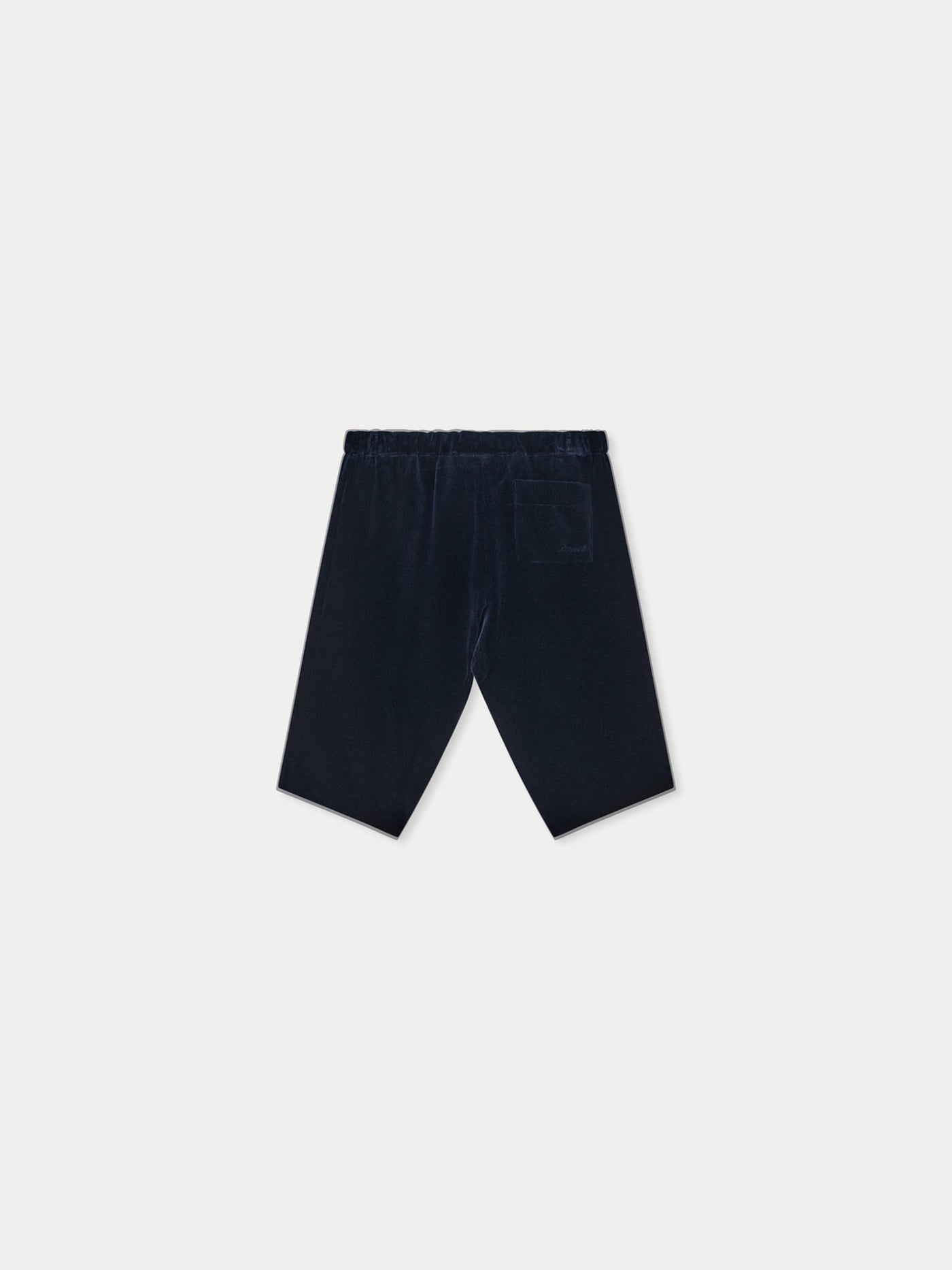 Pantalon bébé Dandy marine en velours de coton biologique