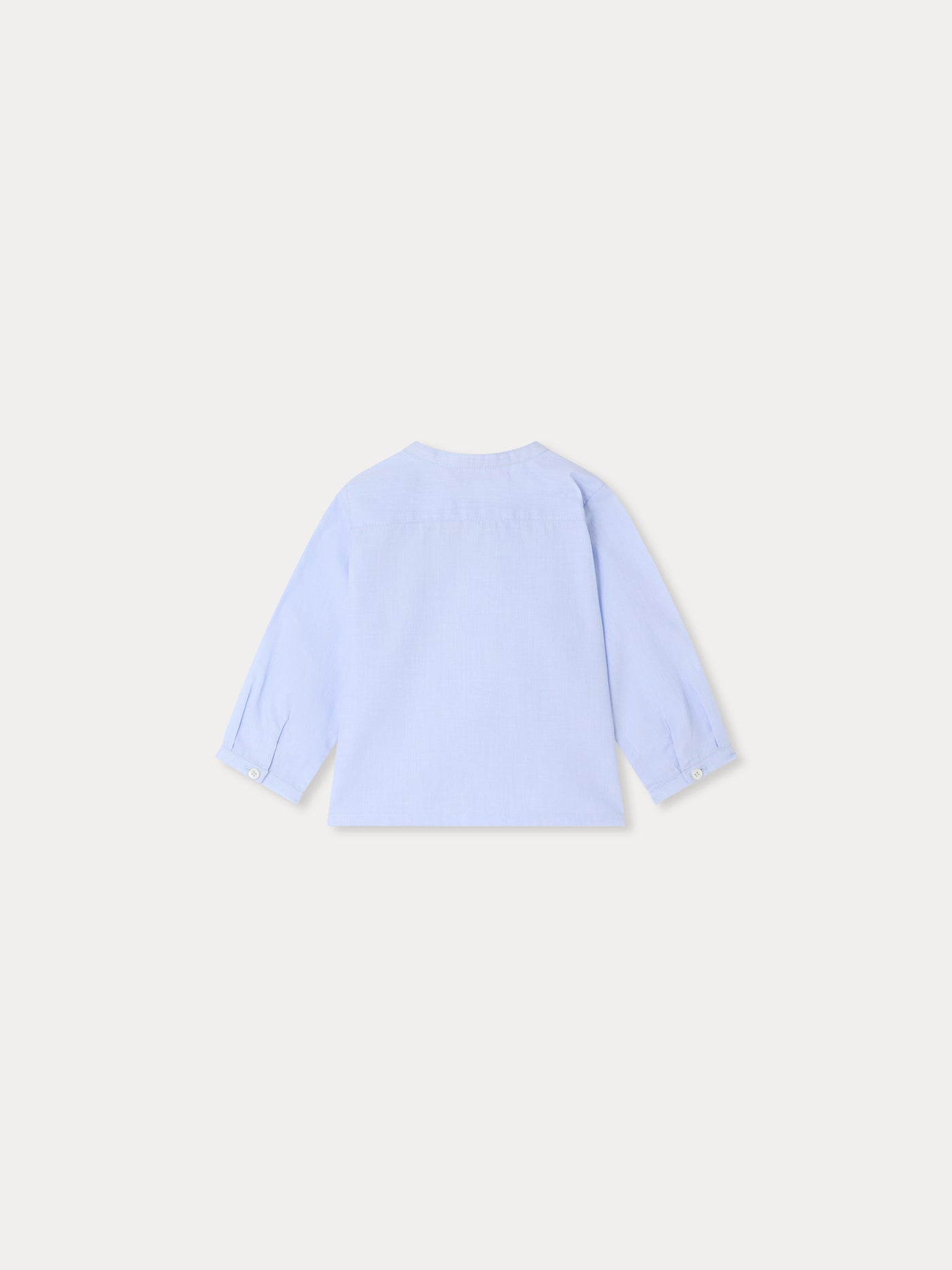 Camicia neonato Matis con abeti e ricci ricamati a mano