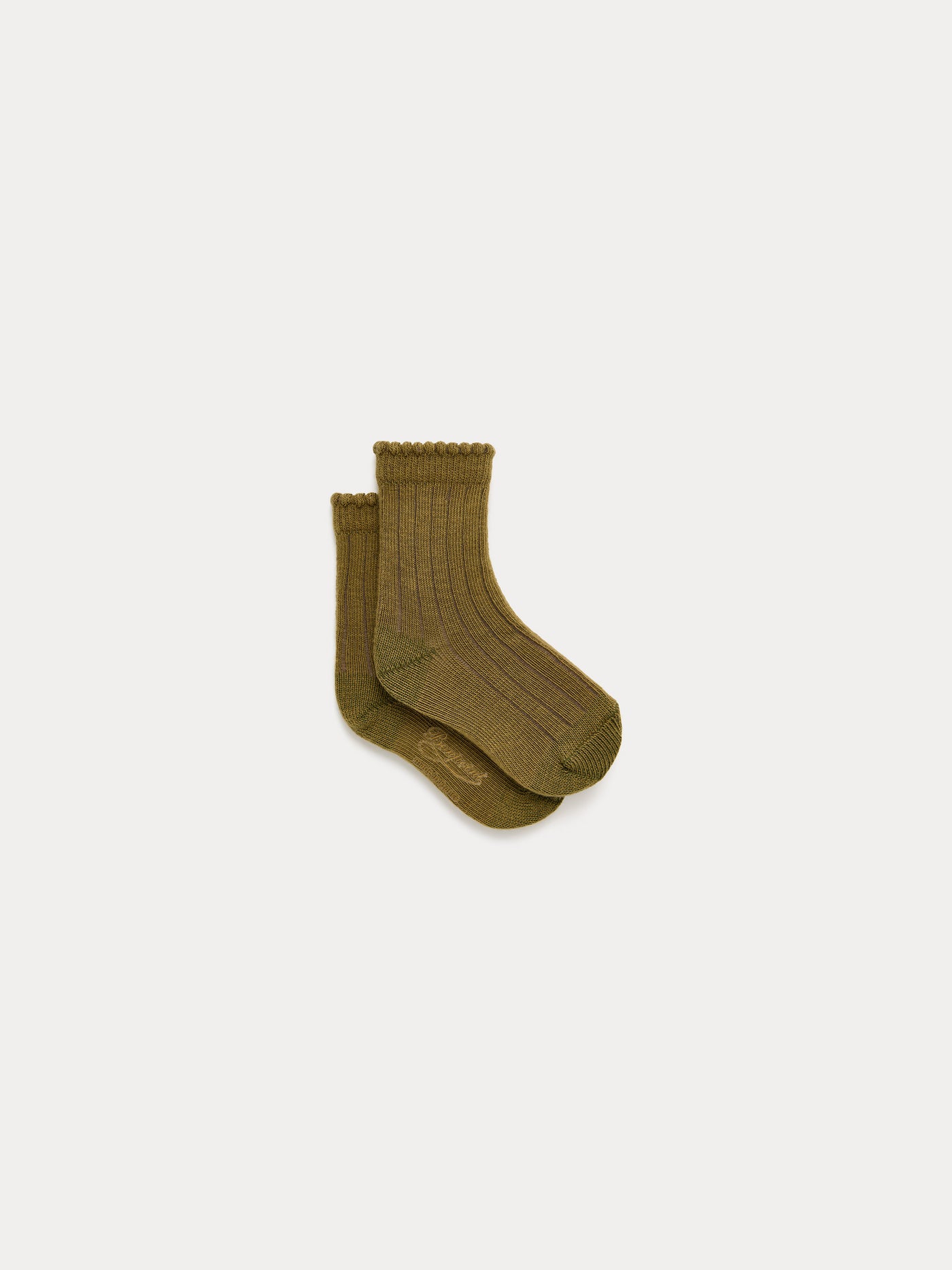 Baby-Socken Elwen khaki