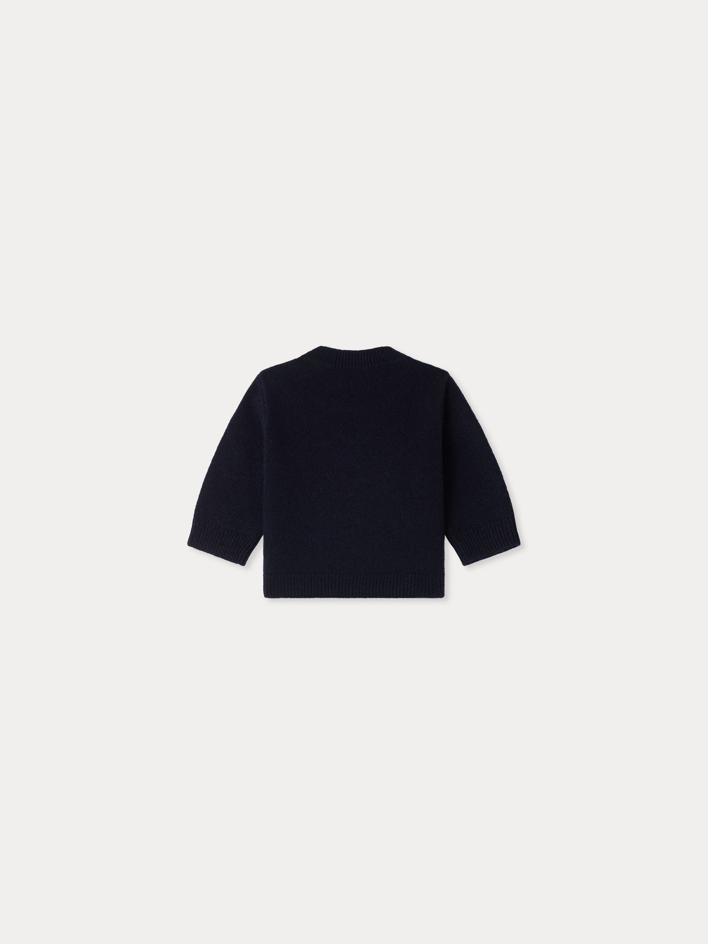 Bonpoint x Maison Kitsuné jersey bebé Almire bordado de zorro de lana