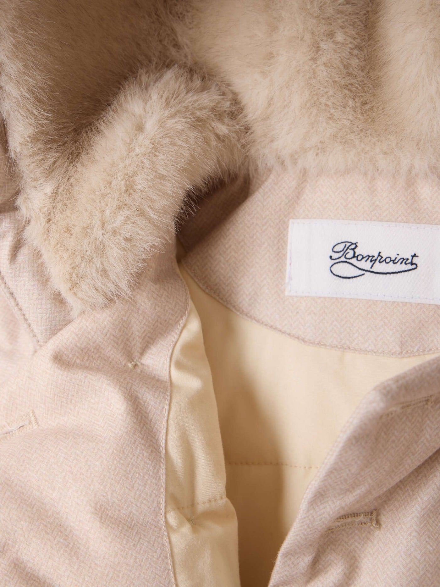 Manteau bébé Misha ouatiné déperlant et imperméable à boutonnage croisé