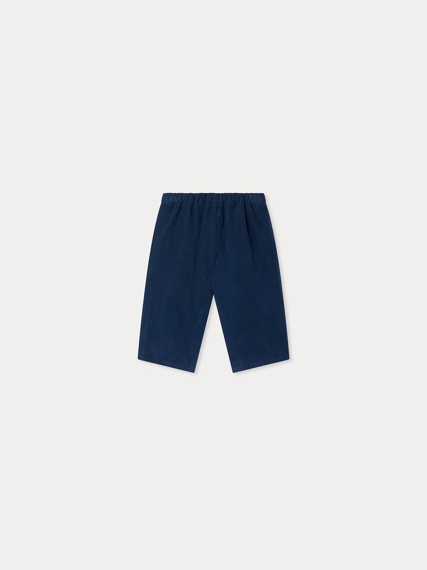 Pantalone neonato Dandy blu navy in cotone biologico