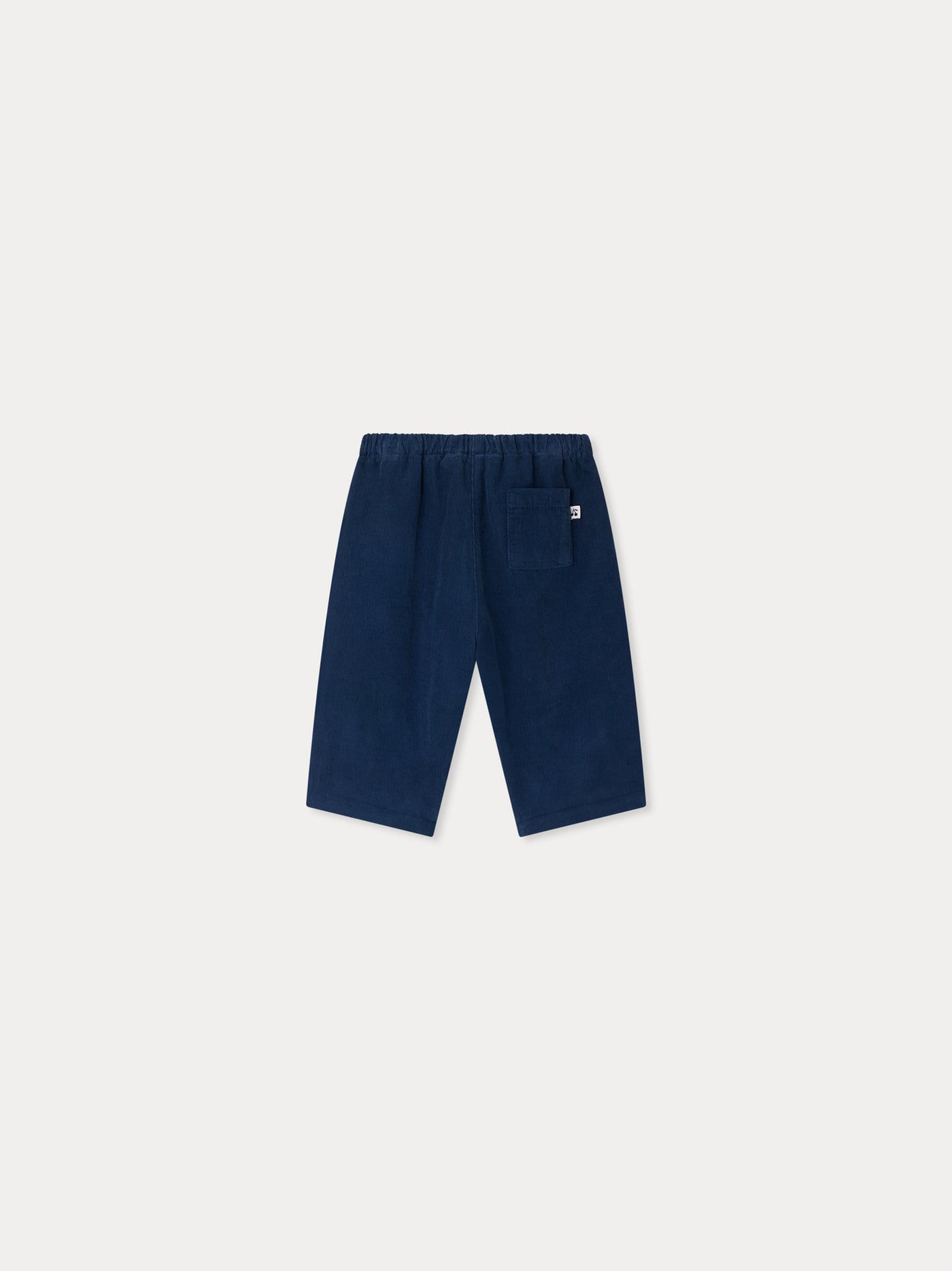 Pantalone neonato Dandy blu navy in cotone biologico