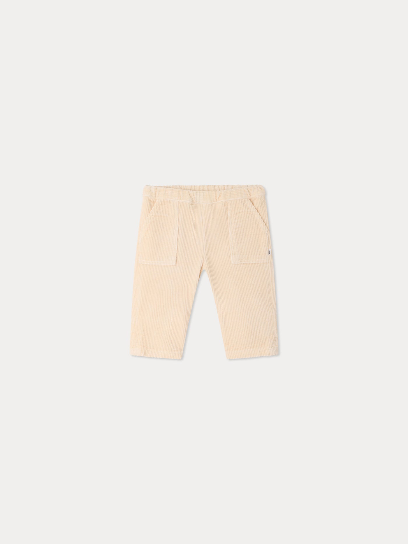 Pantalon bébé Thursday ivoire en coton biologique