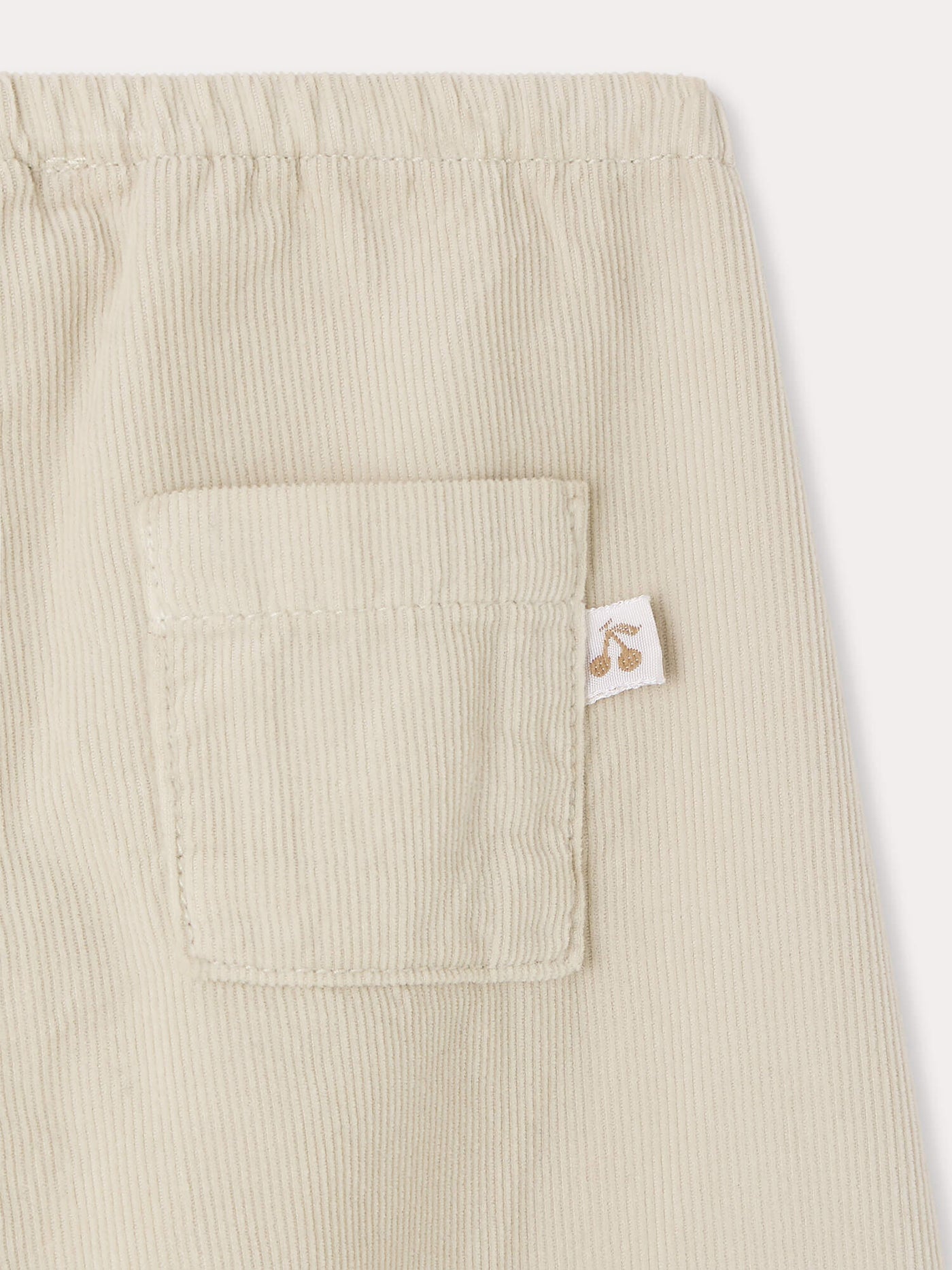 Dandy beige baby pants in organic cotton