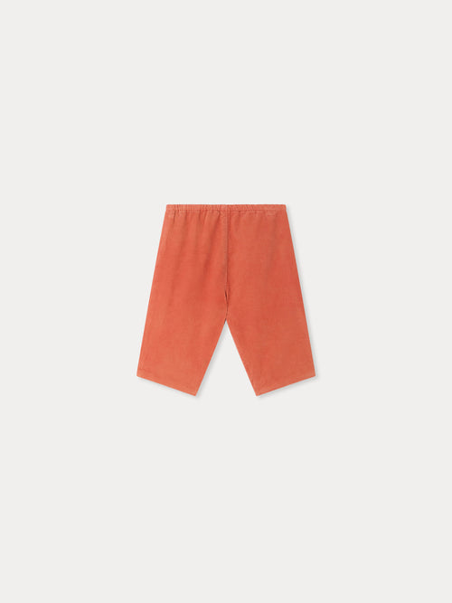 Dandy orangefarbene Babyhose aus Bio-Baumwolle