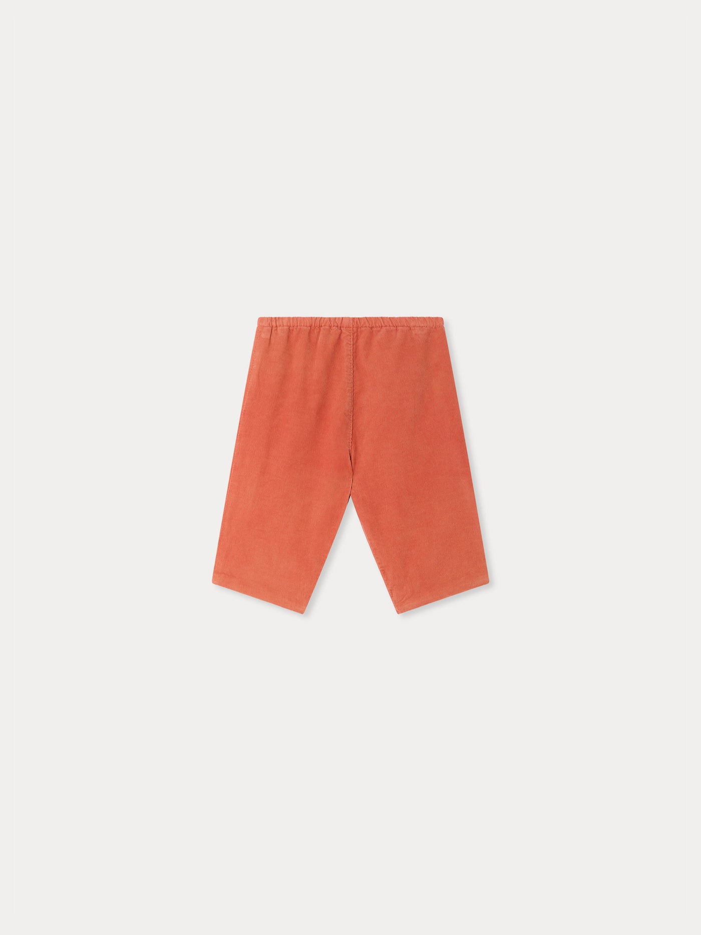 Pantalon bébé Dandy orange en coton biologique
