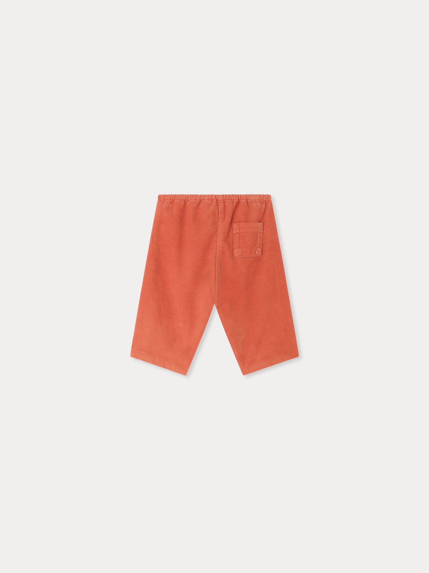 Pantalon bébé Dandy orange en coton biologique