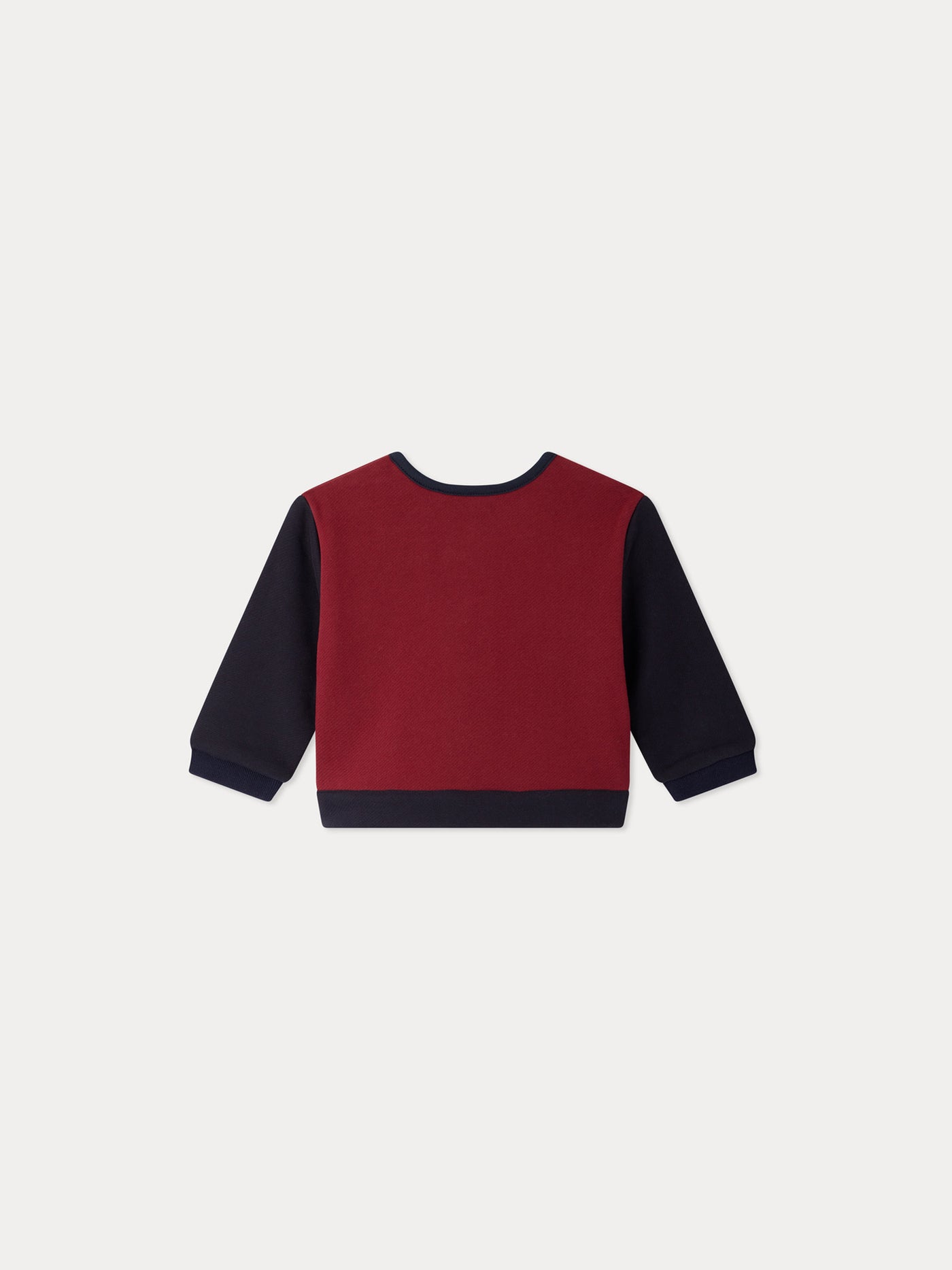Bonpoint x Maison Kitsuné Eris Baby-Sweatshirt gesteppt aus Bio-Baumwolle