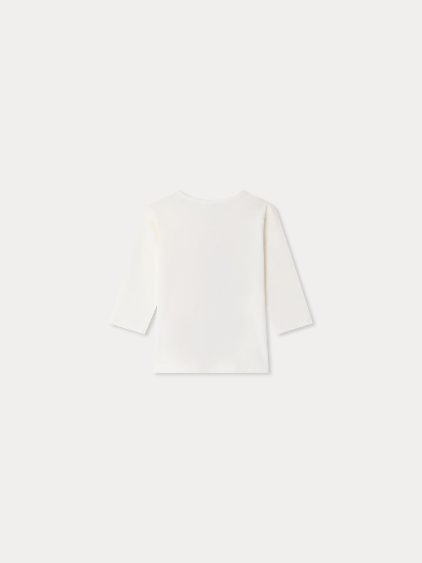 Bonpoint x Maison Kitsuné Tahsin Baby-T-Shirt mit Fuchsprint aus Bio-Baumwolle