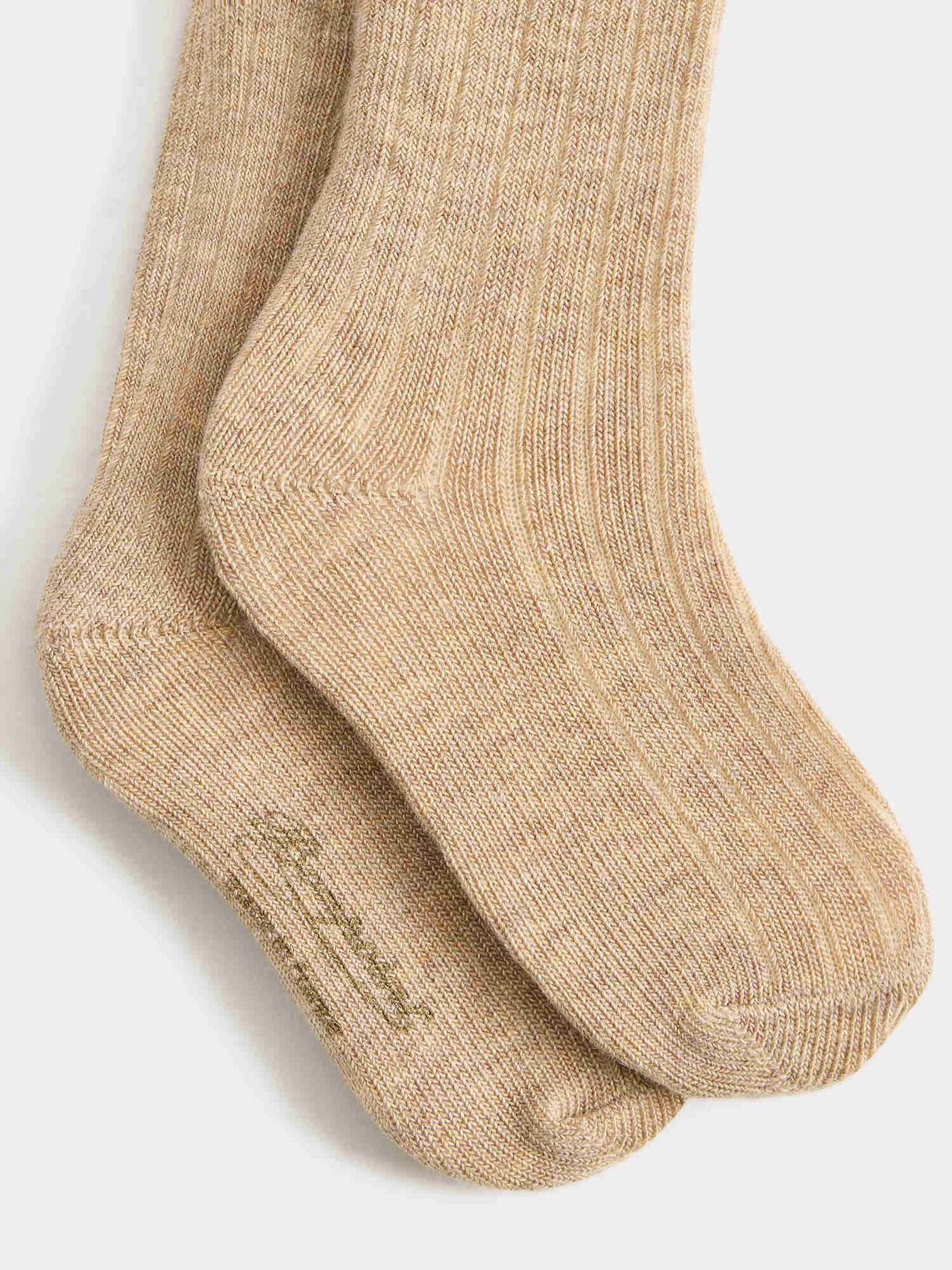 Chaussettes bébé Elwen beige chiné