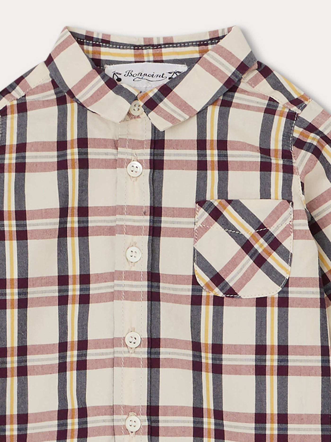 Camicia bordeaux Malo