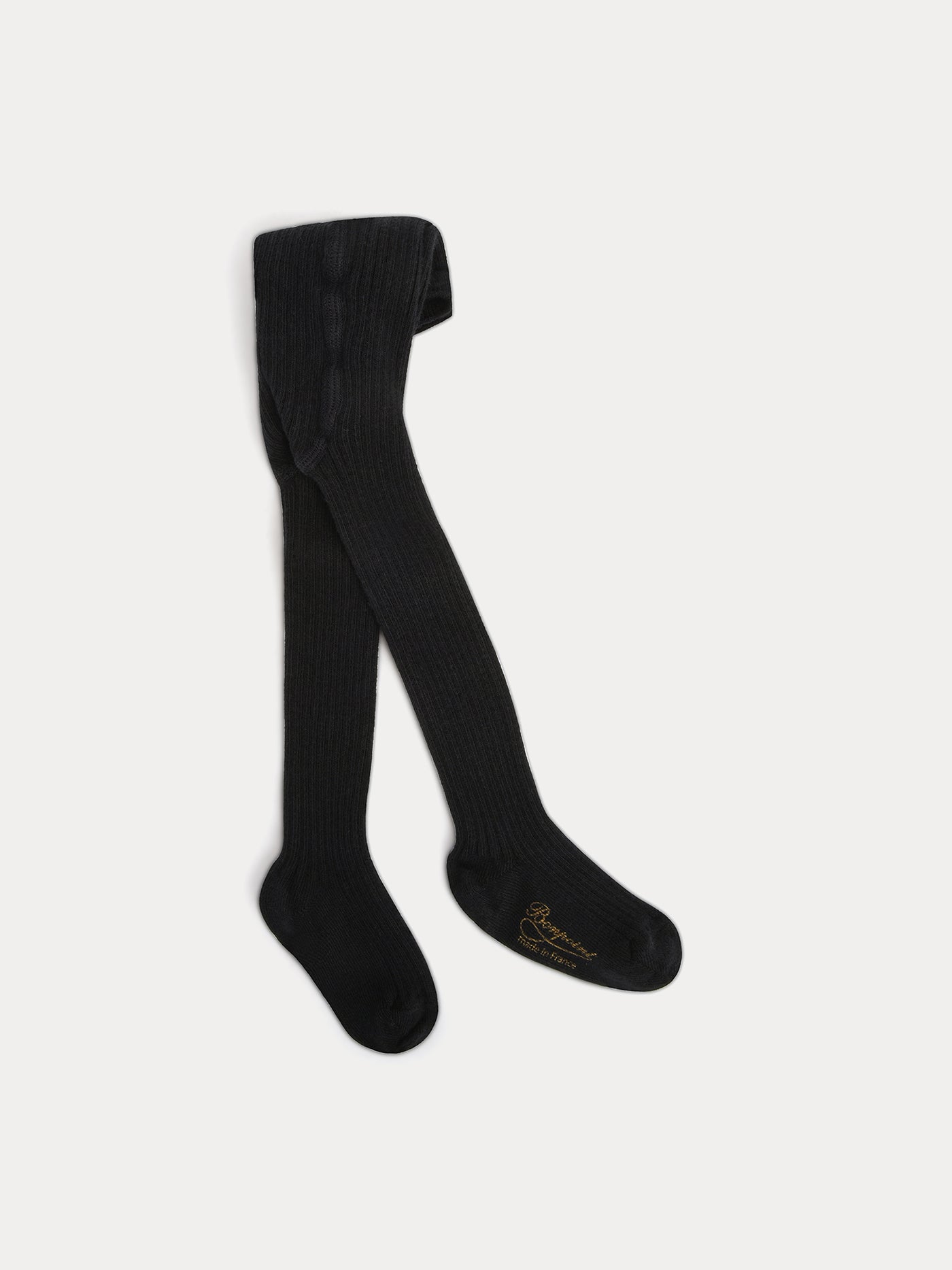 Baby Ribbed Tights black