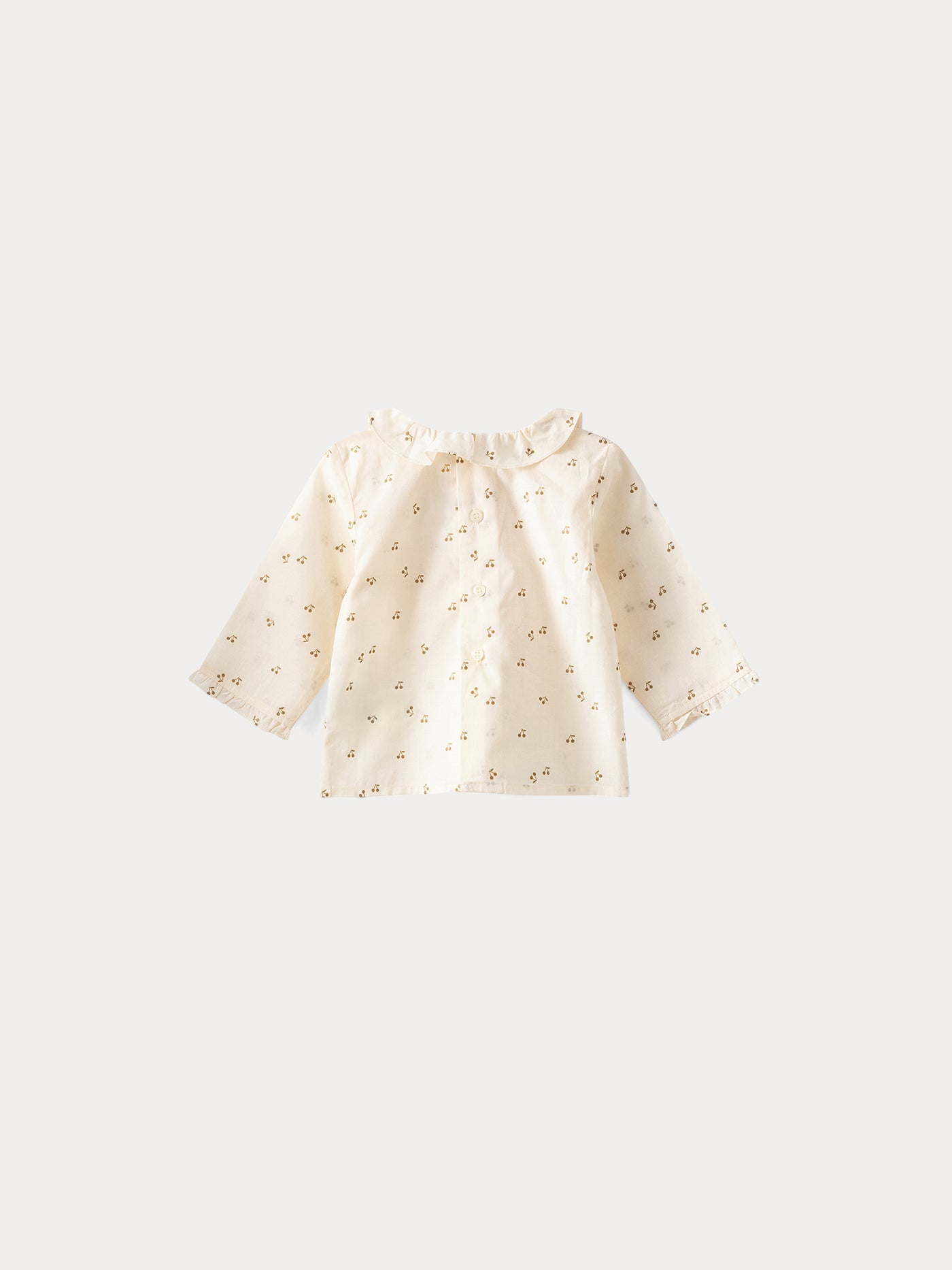 Blouse en voile imprimé bébé or