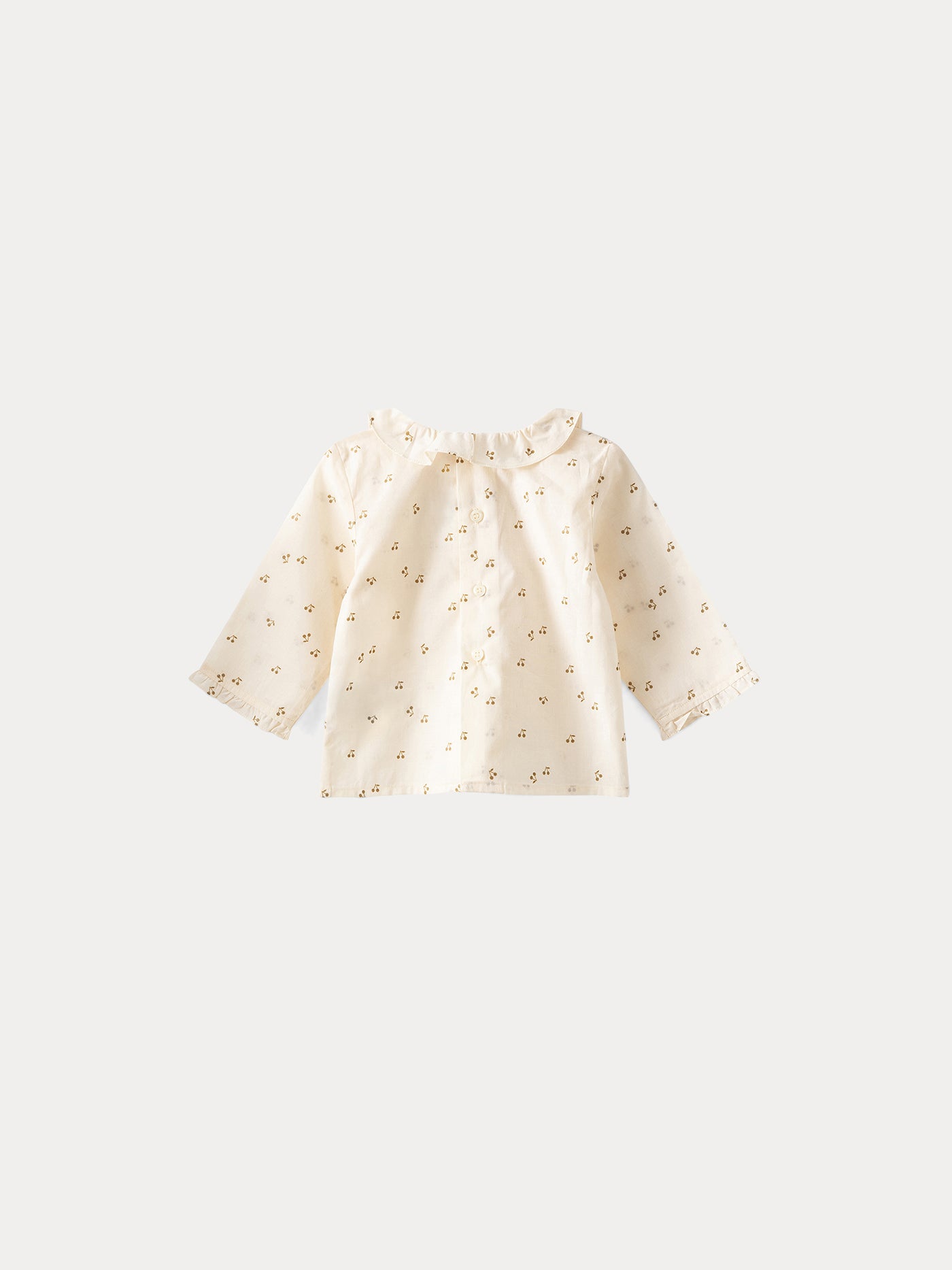 Blouse en voile imprimé bébé or