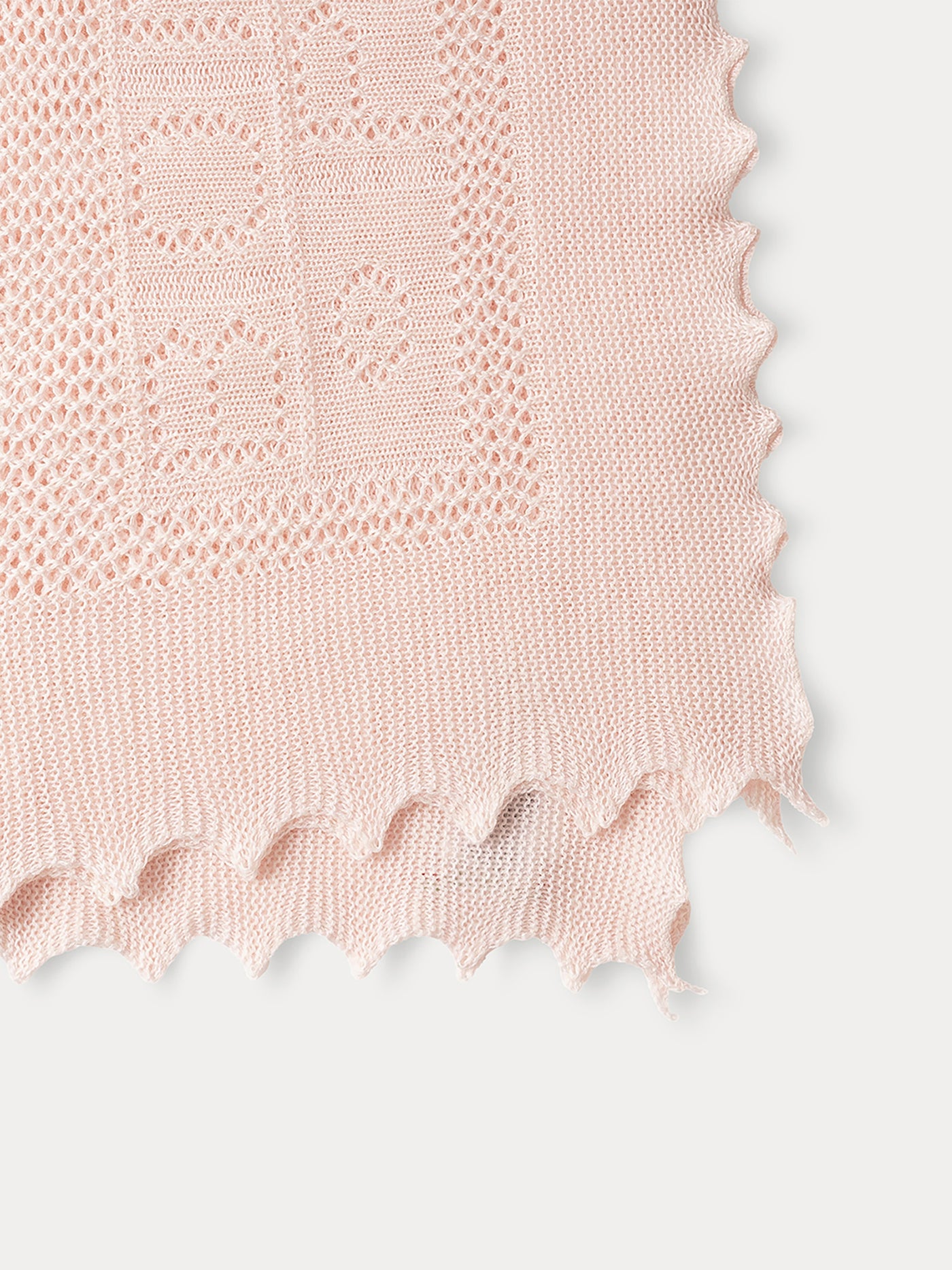 Châle rose pâle