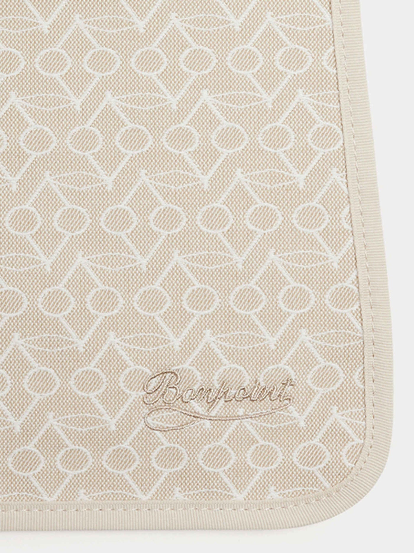 Bavoir clip beige