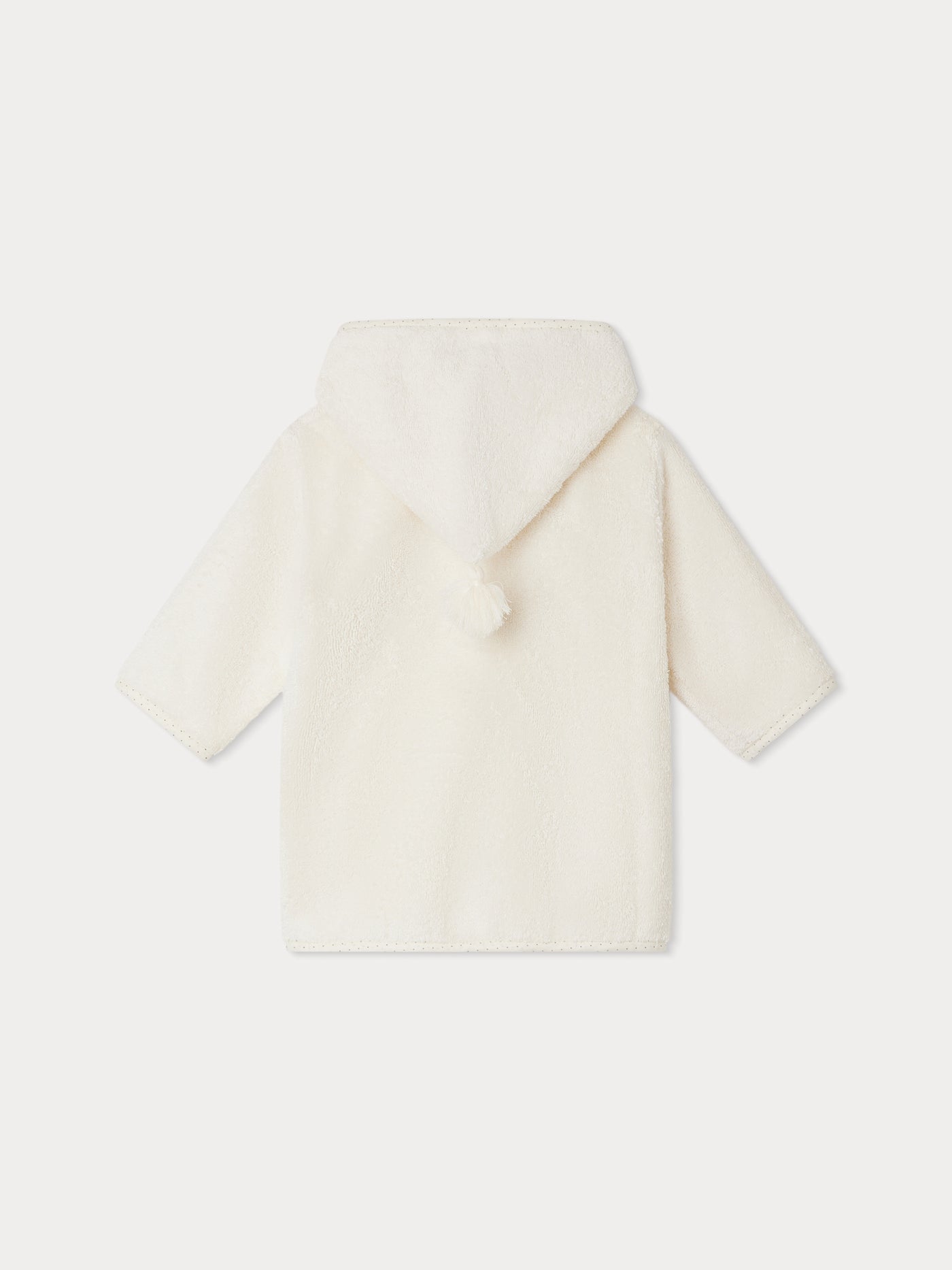 Peignoir bouclette Apeign blanc lait
