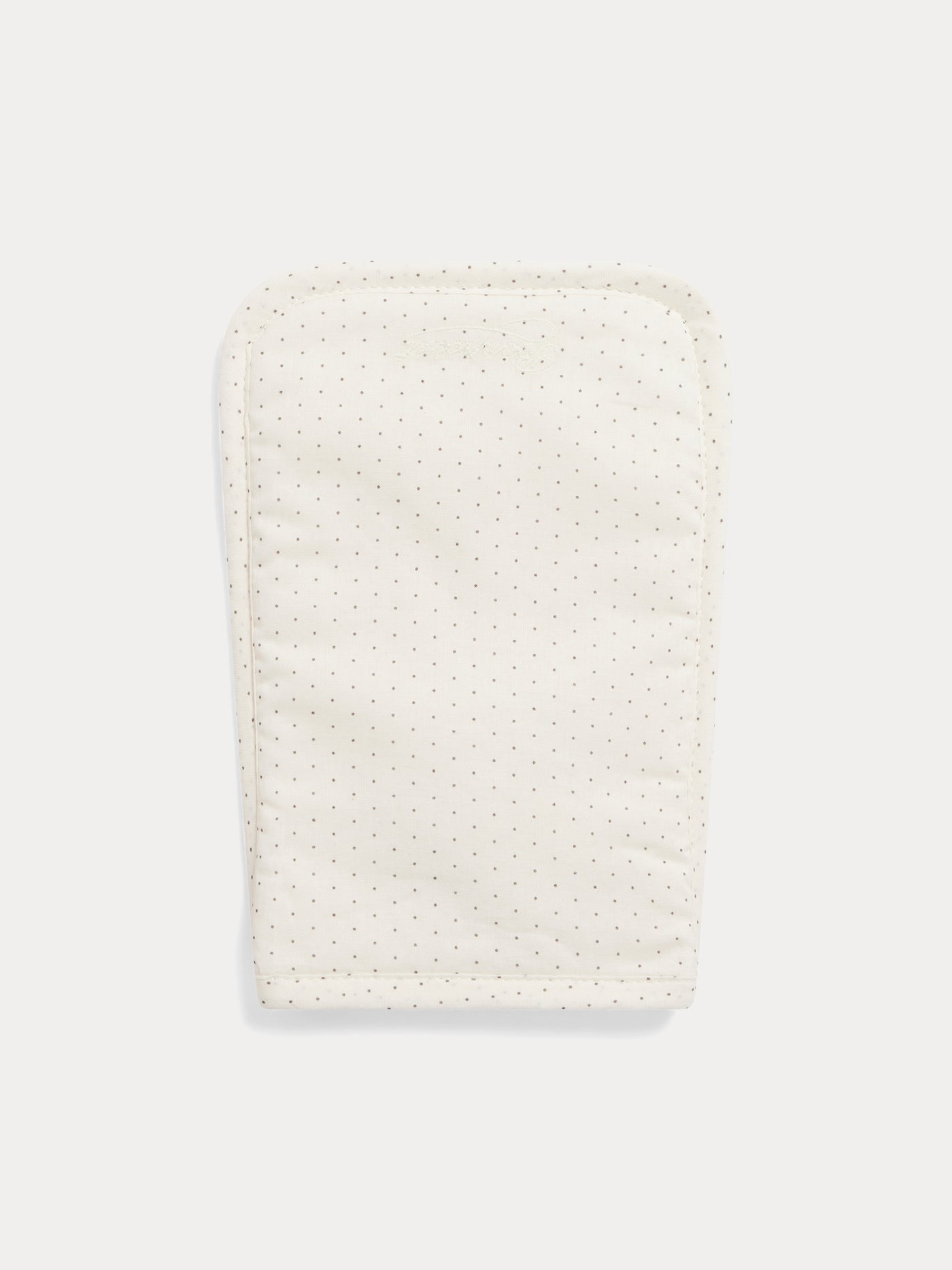 Gant de toilette blanc lait