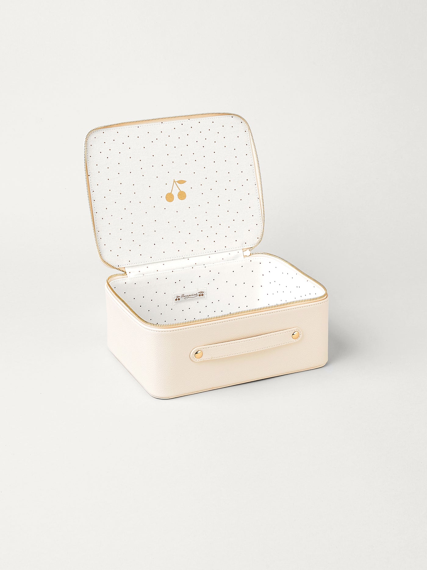 Moyenne valise taille 2 bébé blanc lait