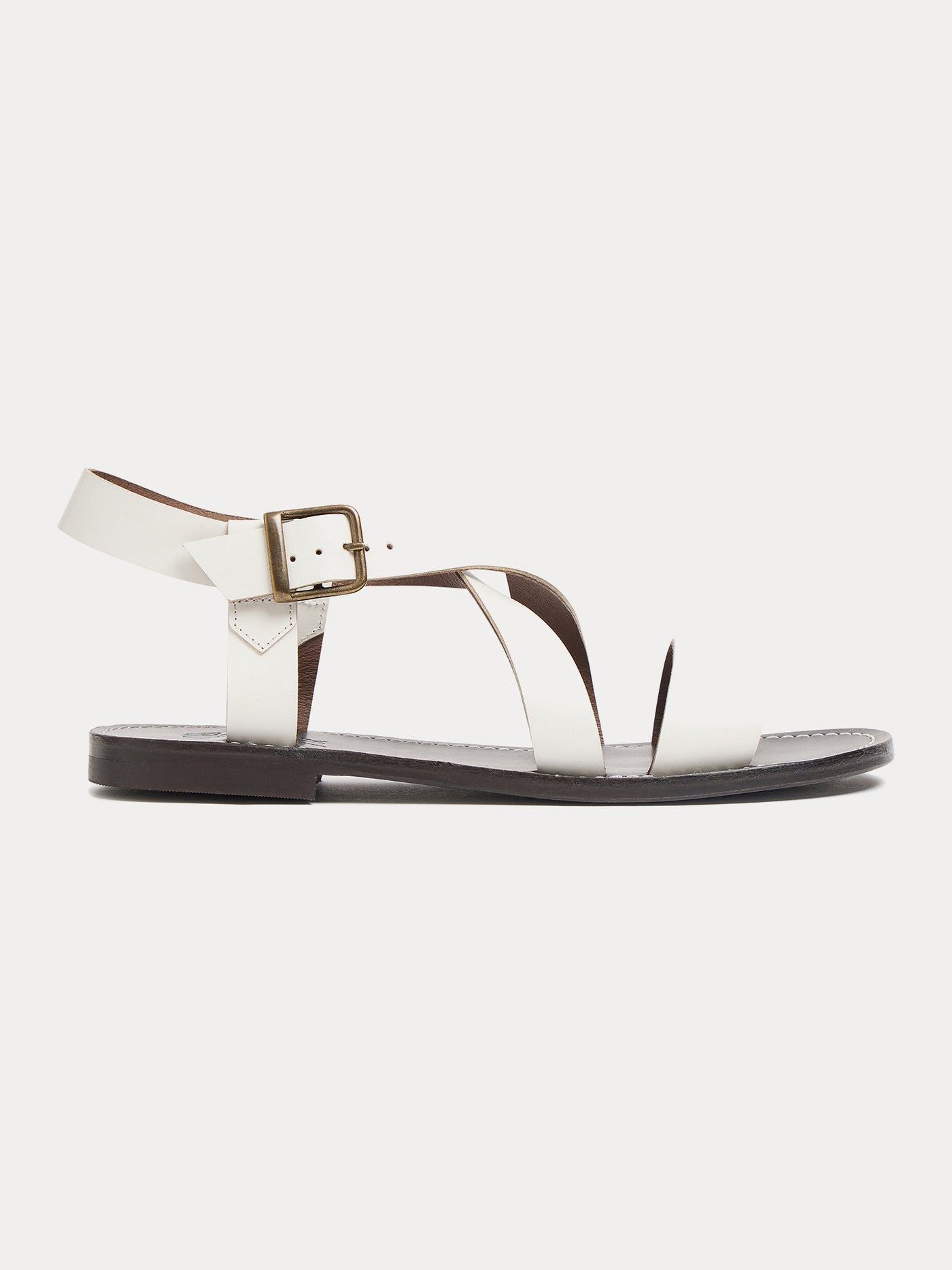 Caina Sandalen milchweiß