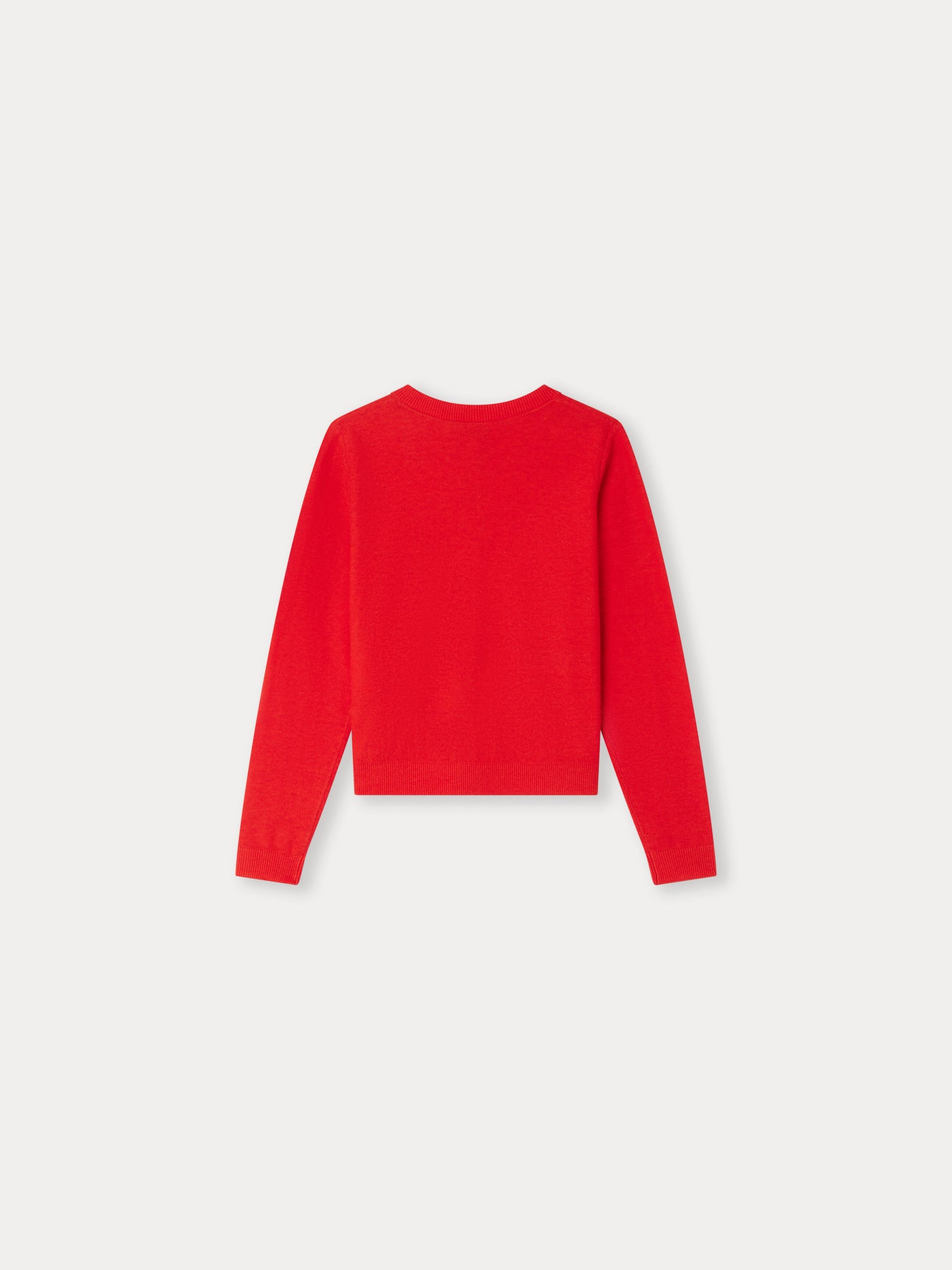 Clarisse Cardigan poppy red