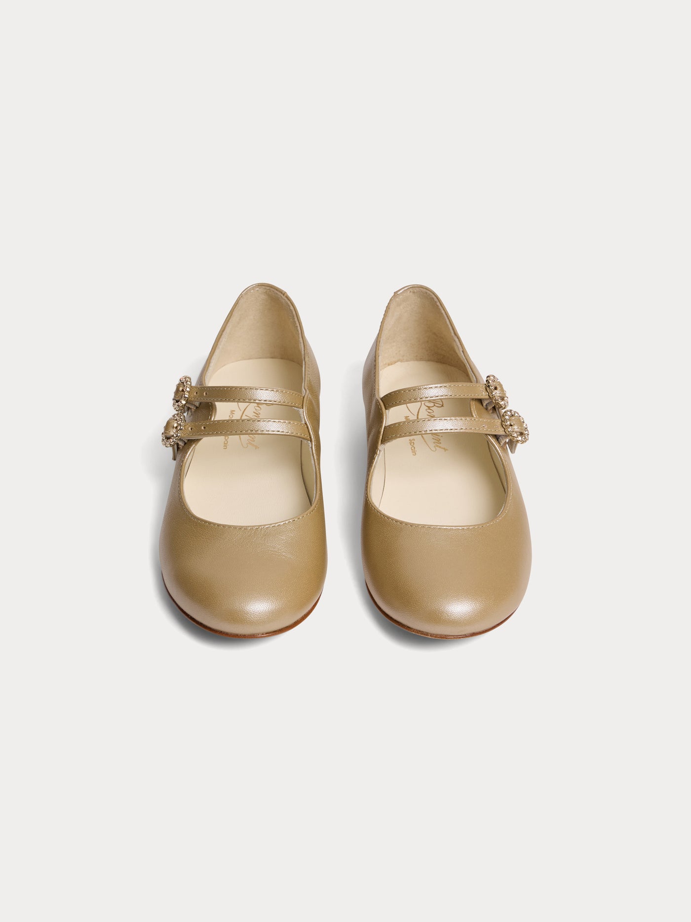 Tam Mary Janes gold