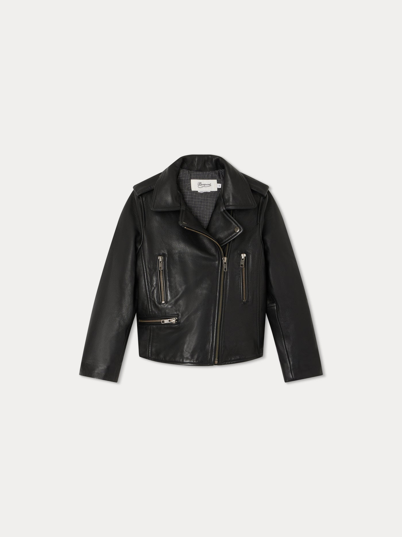 Temple Lederjacke schwarz